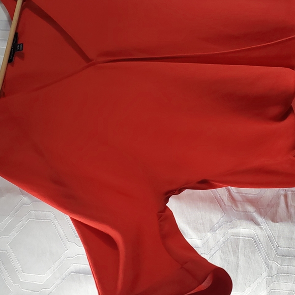 Banana Republic Fire Red Elegant Blouse Size Petite Small - Picture 5 of 12